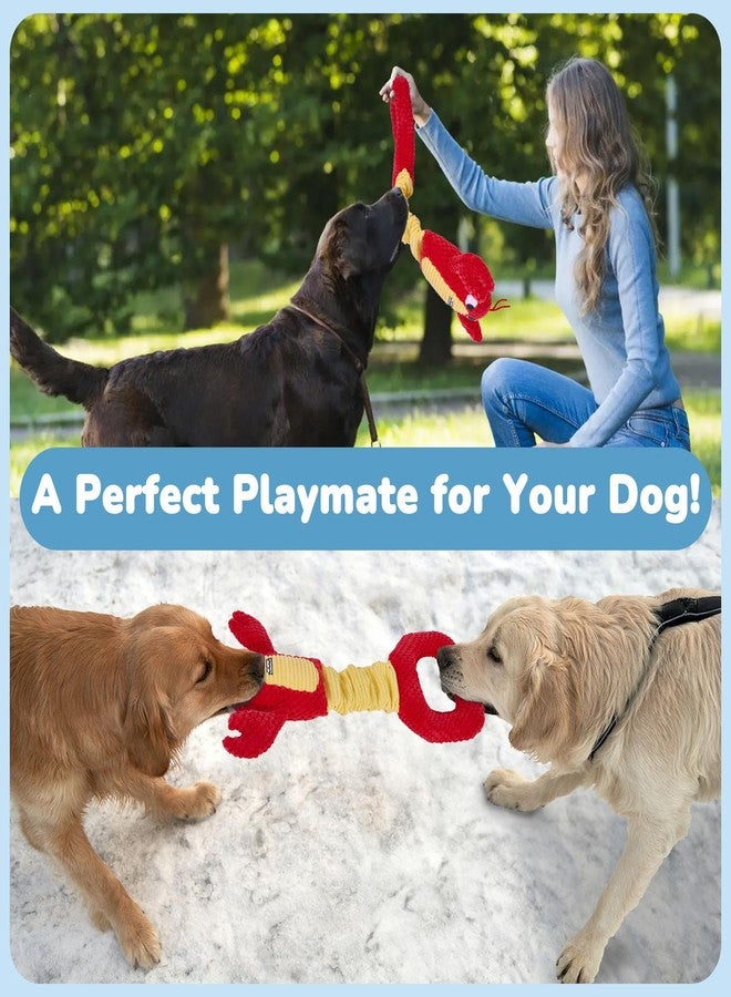 Auvitaya Squeaky Dog Puppy Toys, Stuffed Plush Animal to Keep Them Busy for Small Medium Large Dogs & Aggressive Chewers, Soft Indestructible Pet Chew Toys with Crinkle Paper, Best Tug of War Stuff for Puppies - Image 5