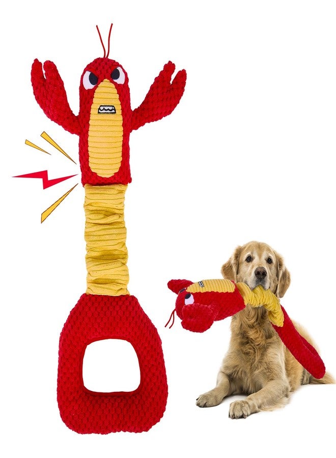 Auvitaya Squeaky Dog Puppy Toys, Stuffed Plush Animal to Keep Them Busy for Small Medium Large Dogs & Aggressive Chewers, Soft Indestructible Pet Chew Toys with Crinkle Paper, Best Tug of War Stuff for Puppies - Image 1