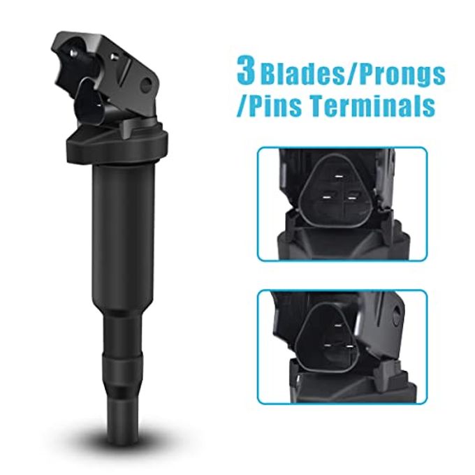 MAS Ignition Coil Pack Set of 6 Compatible with BMW 325Ci 328i 330Ci 528i 530i 535i 740Li X3 X5 X6 Z4 and More Replaces 0221504470 UF592 - Image 2