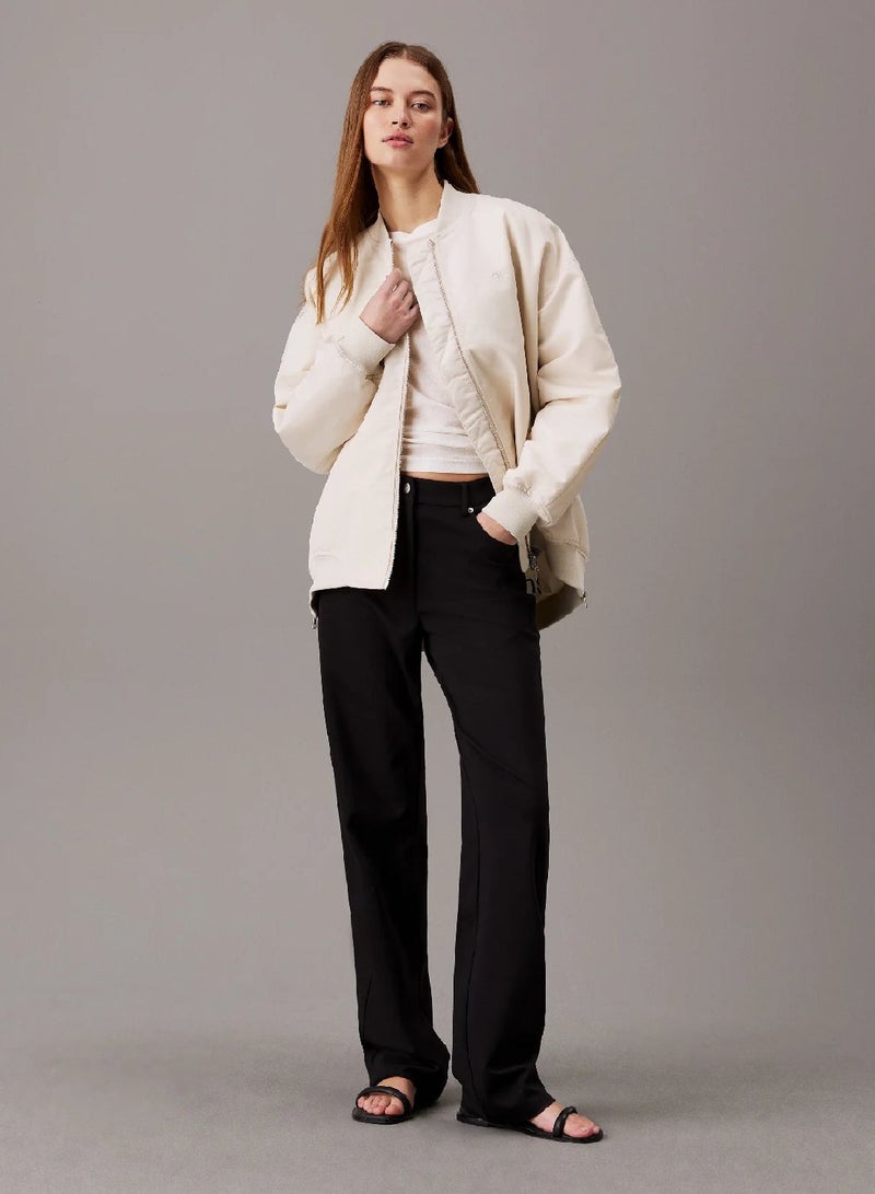 Calvin Klein Jeans Relaxed Sateen Bomber Jacket - Image 4