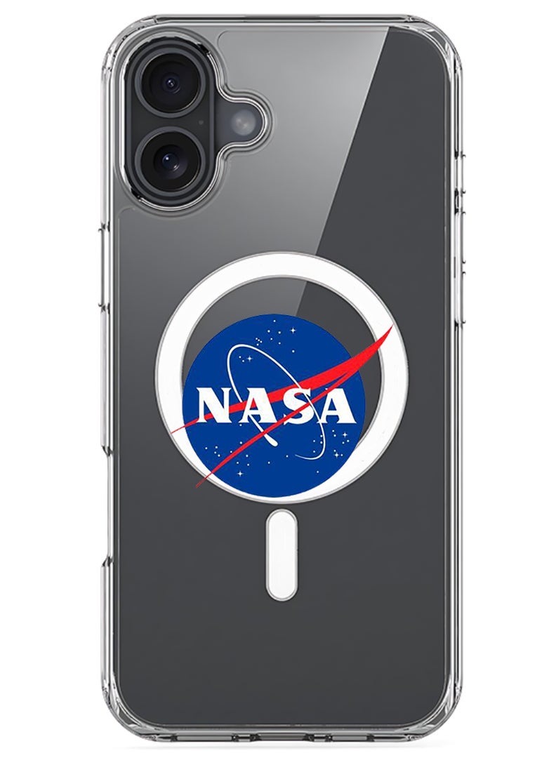 Theodor Magnetic Case for Apple iPhone 17 Compatible with MagSafe Wireless Charging, Shockproof Phone Bumper Cover - Nasa CLassic - Image 1