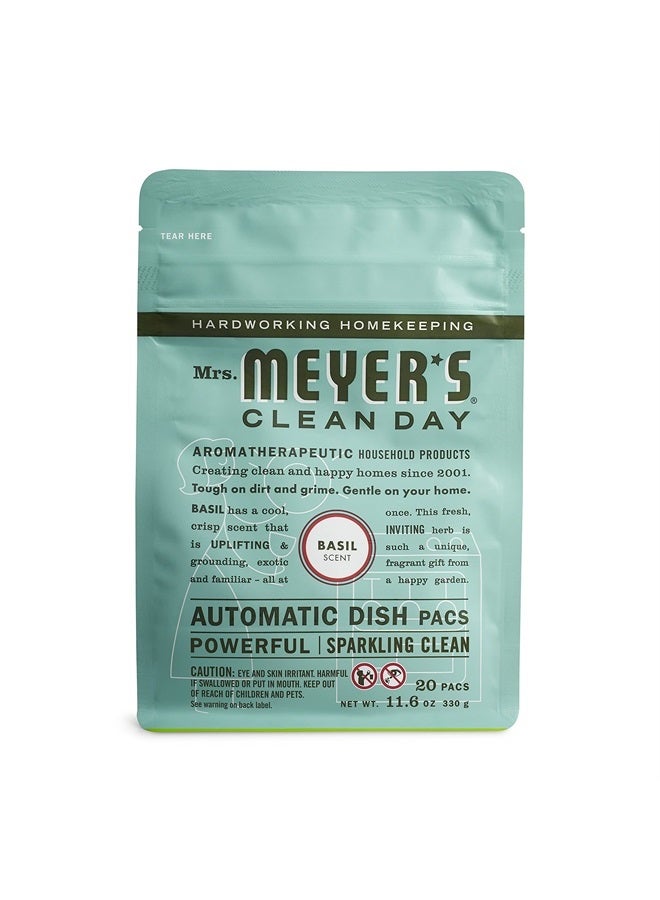 Mrs. Meyer's Clean Day Mrs. Meyer's Clean Day Automatic Dishwashing Packs - 12.7 oz - Basil - 2 pk  - Image 2
