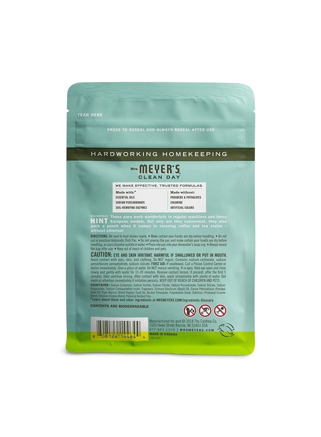 Mrs. Meyer's Clean Day Mrs. Meyer's Clean Day Automatic Dishwashing Packs - 12.7 oz - Basil - 2 pk  - Image 3