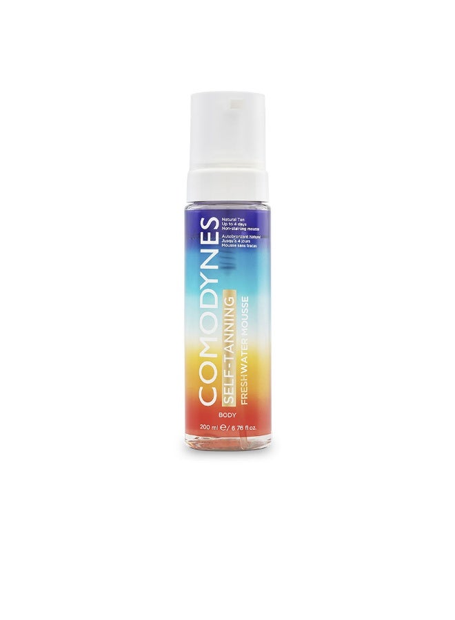 Comodynes Self-Tanning Fresh Water Mousse 200ml - Image 1