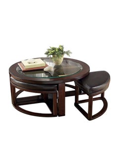 Furniture Factory Modern Table with 4 Buff 3AF001  - Image 2
