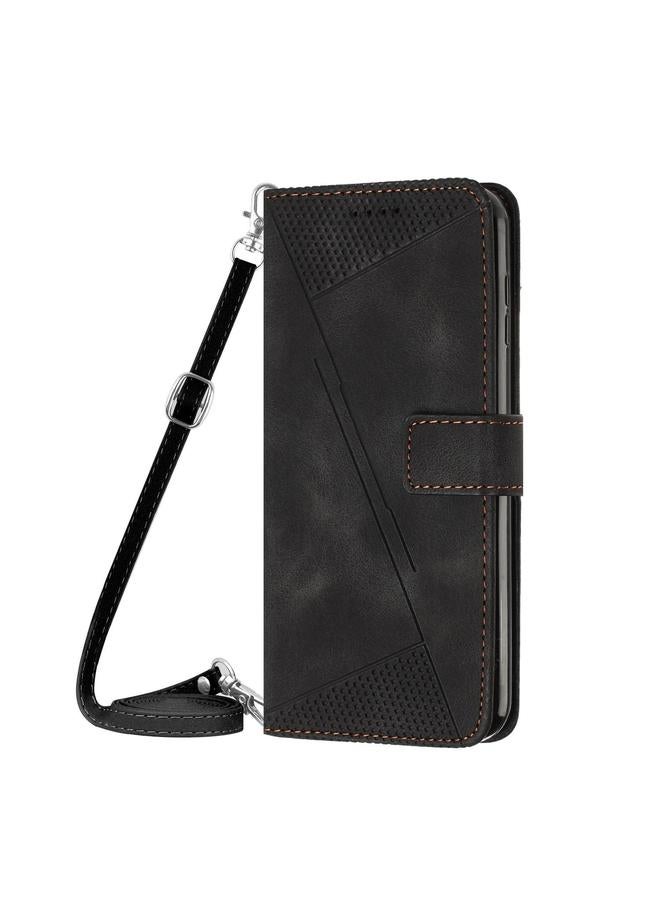 S-TOP Case For itel S25 Dream Triangle Leather Phone Case with Long Lanyard - Image 2