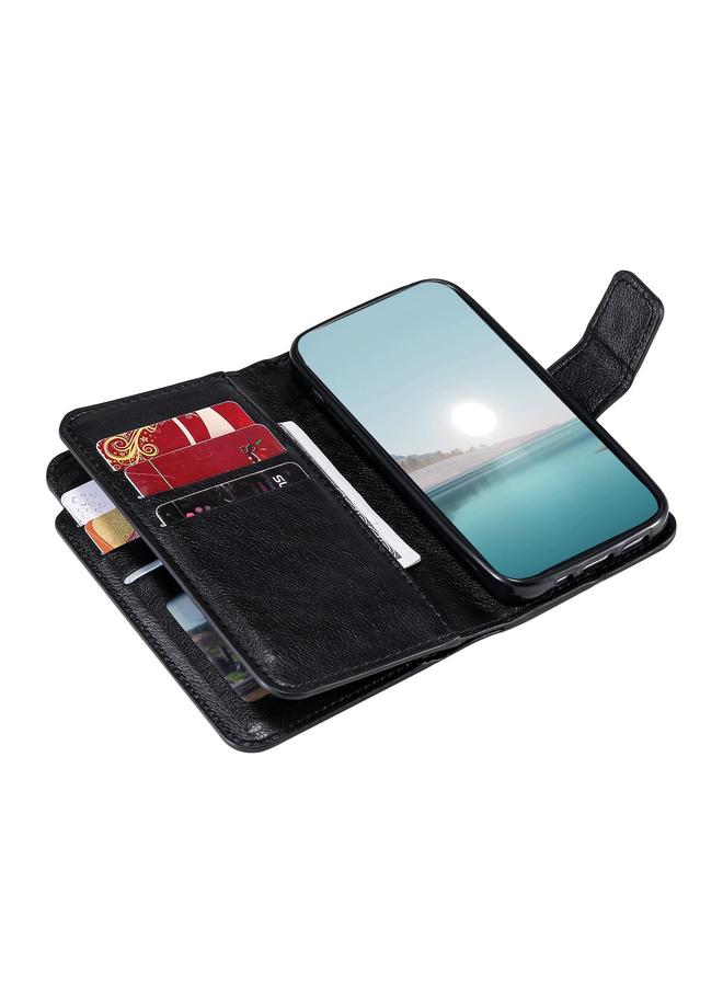 S-TOP Case For Samsung Galaxy A36 5G Tri-Fold 9-Card Wallets Leather Phone Case - Image 4