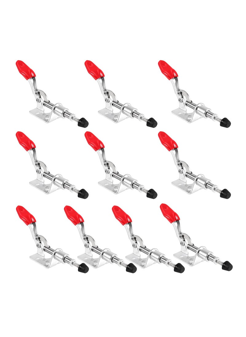 KASTWAVE - Toggle Clamp, 10 Packs 301AM Adjustable Push Pull Toggle Clamp, Quick Release Vertical Toggle Clamp for Welding, Woodworking, 99 lbs Max Clamping Force - Image 1