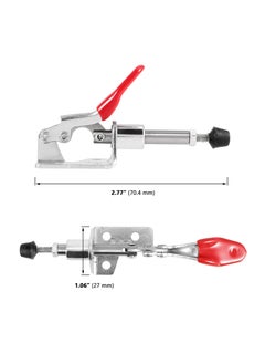 KASTWAVE Toggle Clamp, 10 Packs 301AM Adjustable Push Pull Toggle Clamp, Quick Release Vertical Toggle Clamp for Welding, Woodworking, 99 lbs Max Clamping Force  - Image 4