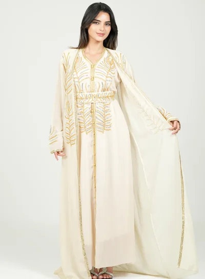 AL BENT AL SHARQIEH embroidered kaftan dress jalabia