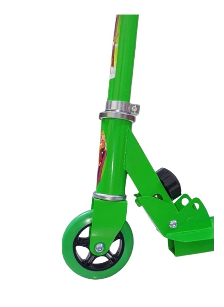 Scooter/Cycle with Height Adjustable & Foldable Kids Scooter (Green)