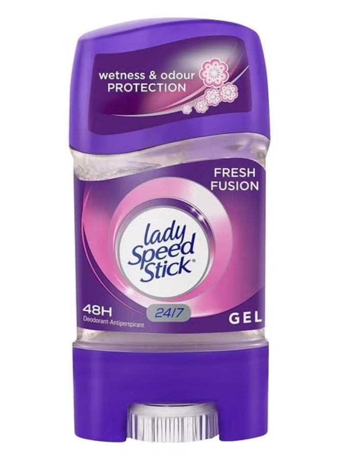 Lady Speed Stick Antiperspirant Deodorant Gel Fresh Fusion -65 G