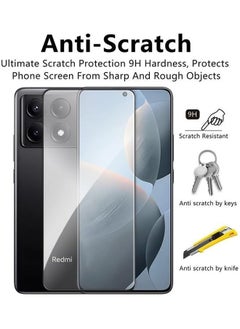 Generic واقي شاشة Xiaomi Poco X6 Pro 5G، واقي شاشة من الزجاج المقوى 9H لهاتف Xiaomi Poco X6 Pro 5G، صديق للحافظة، سهل التركيب، طبقة مضادة للخدش  - Image 3