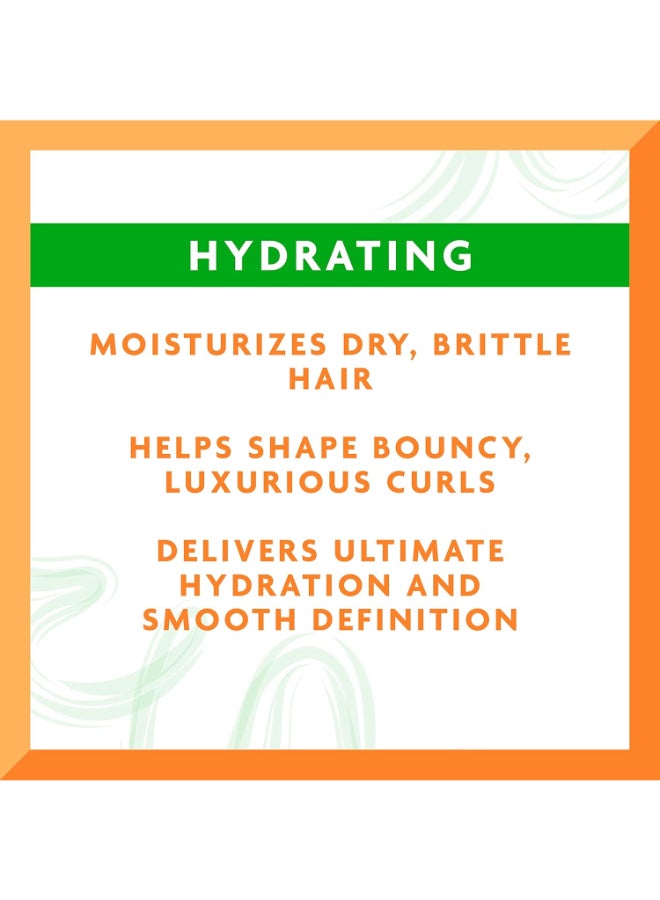 Cantu Avocado Hydrating Curling Cream 340 g - Mango Butter, Coconut & Avocado Oil Formula Moisturizes & Defines Frizz-Free Curls, Gentle on All Hair Textures Orange - Image 5