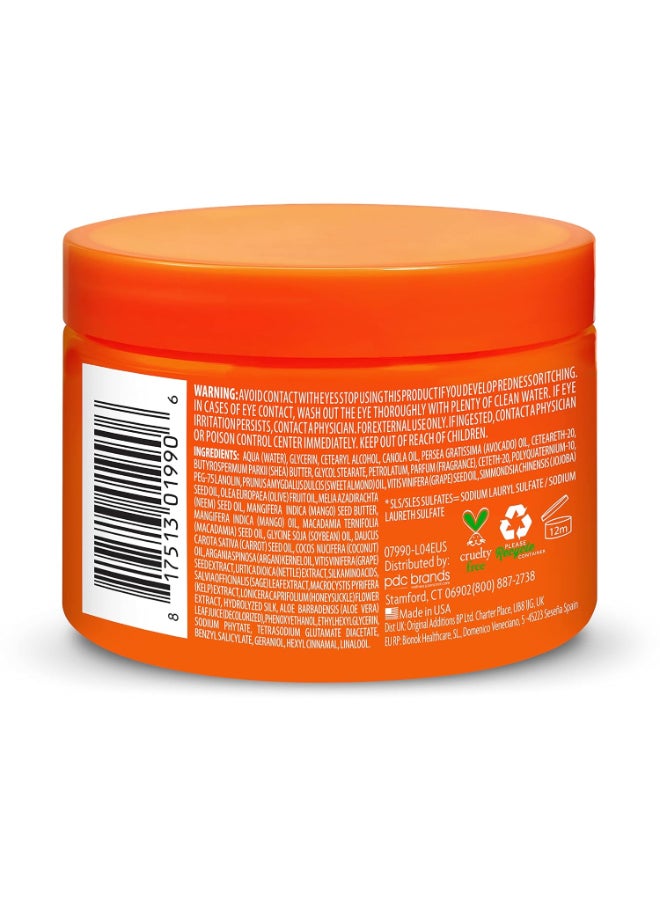 Cantu Avocado Hydrating Curling Cream 340 g - Mango Butter, Coconut & Avocado Oil Formula Moisturizes & Defines Frizz-Free Curls, Gentle on All Hair Textures Orange - Image 3