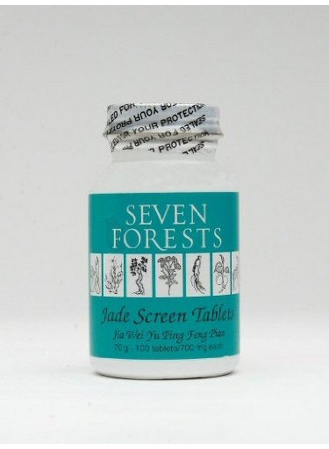 Jade Screen Tablets By Seven Forests, 100 Tablets, 700 Mg. Each