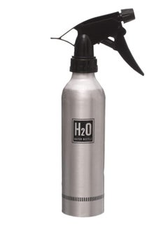 Generic H2O Design Metal Material Water Spray Bottle for Home - Color - Red/Silver/Black  - Image 1