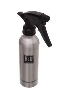 Generic H2O Design Metal Material Water Spray Bottle for Home - Color - Red/Silver/Black  - Image 2