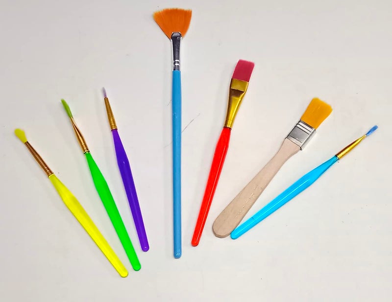 Drawing Brush Set with Colour Mixing Plate for Painting (14 Pcs)  - Image 4