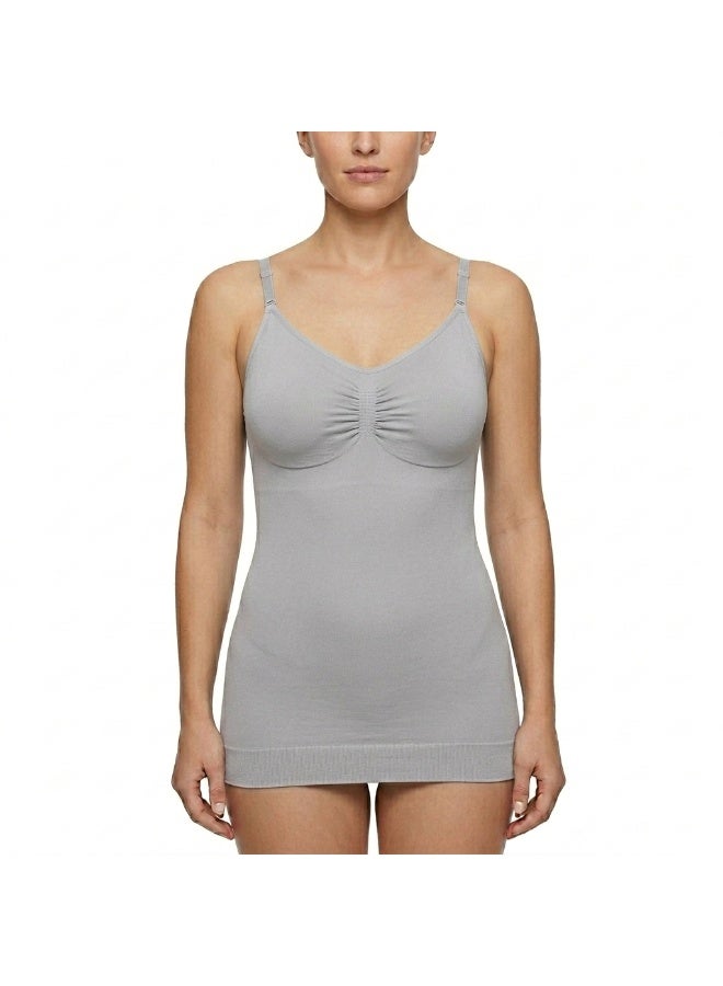 Shappex Seamless Women’s Camisole with Built-In Support – No Padding, Wireless Comfort, Adjustable Straps, Breathable Stretch Fabric, Tummy Smoothing Tank Top for Everyday Wear - Image 1