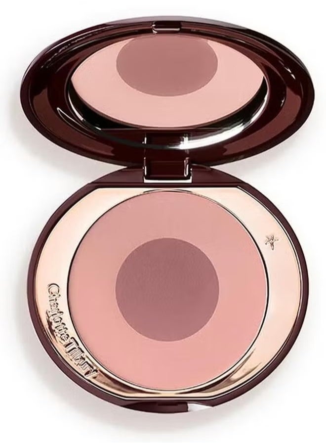 Charlotte Tilbury Cheek to Chic Powder Blush 8g - Two-Tone Cheek Makeup With A Radiant, Luminous Finish - Buildable Color That Smooths, Buffs & Blends For A Light Reflecting Glow - Image 1