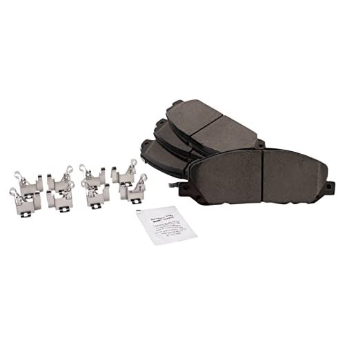 TRQ Front Brake Pads Ceramic Compatible with 2020-2022 Ford Explorer 2020-2021 Police Interceptor Utility Lincoln Aviator - Image 1