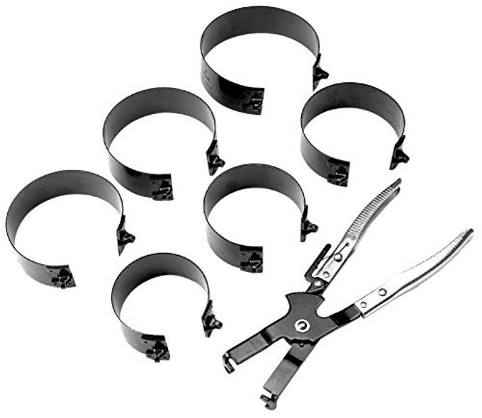 Performance Tool W89410 Piston Ring Compressor Set Easy Installation of Piston Rings for Most Cars and Trucks SAE and Metric 12 Sizes Included - Image 2