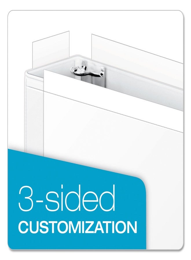 Cardinal 22132 Clearvue D-Ring Binders, 11-Inch x17-Inch, 2-Inch Capacity, White - Image 4