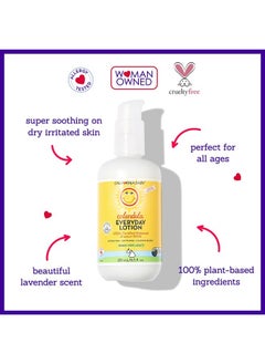 California Baby Calendula Lotion | 100% Plant-Based | Very Soothing Baby Lotion for Sensitive Skin | Lavender Kids Lotion | Allergy Friendly | Organic Calendula + Aloe Vera | 251 mL / 8.5 oz.  - Image 3