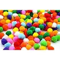 E Shopping® Multi Colored Pom Pom Balls for Arts,Craft and Handicrafts(200 Pieces, 2 cm) - Image 1