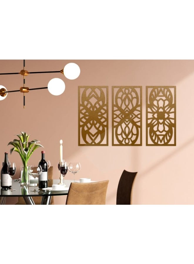هوم جاليري مجموعة فنون جدارية خشبية مستوحاة من فن الآرت نوفو - Image 3