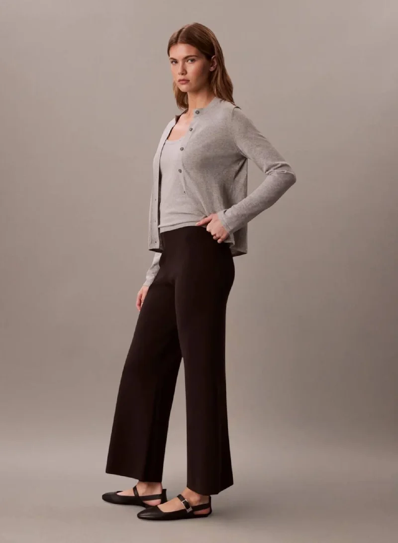 Calvin Klein Black Half Milano Trousers for Women | Best Price UAE