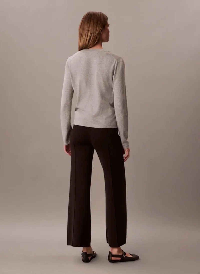 Calvin Klein Black Half Milano Trousers for Women | Best Price UAE