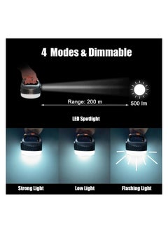 Y&D LED Camping Light Rechargeable, 1000LM, 4 Modes, 4500mAh Power Bank, Waterproof, Perfect Lantern Flashlight for Hurricane, Emergency, Outdoor, Hiking, Fishing, Home and Car  - Image 2