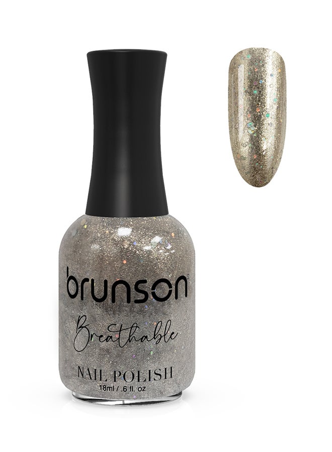 Breathable Nail Polish Halal nail polish Wudu friendly Quick-Dry Vegan long lasting but easy peel off   18ml BH252