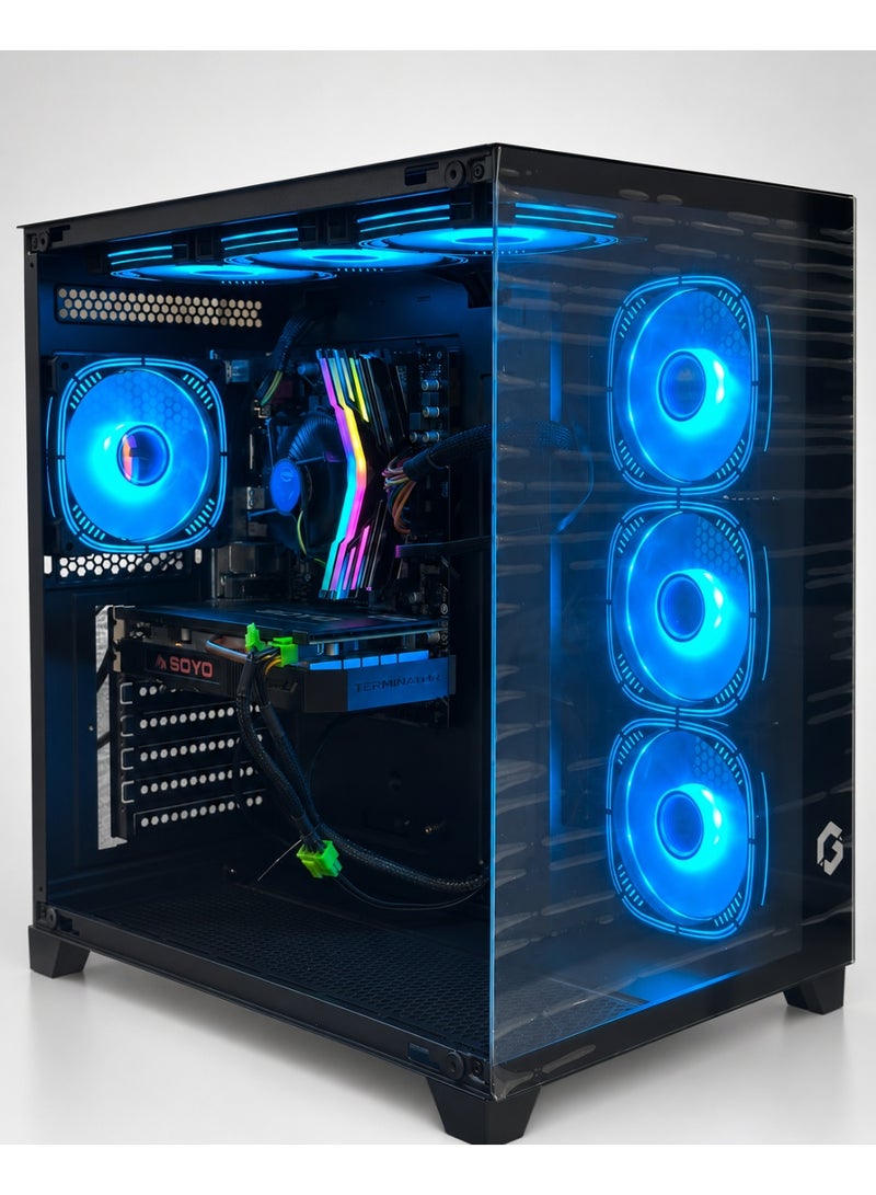 بيسي كمبيوترالعاب تجميعة احترافية – معالج I5 10400F – بطاقة رسومات نيفيديا جيفورس  GTX1650 4GB - ذاكرة عشوائية 16GB 3200 ميجابايت – لوحة الام H510MHP  - مع نظام تشغيل ويندوز 11 برو