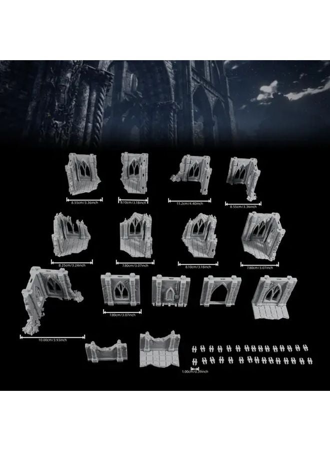 Empire Ruins Set Fantasy Building Terrain 3D Miniatures For Tabletop RPG Cosplay - Image 3