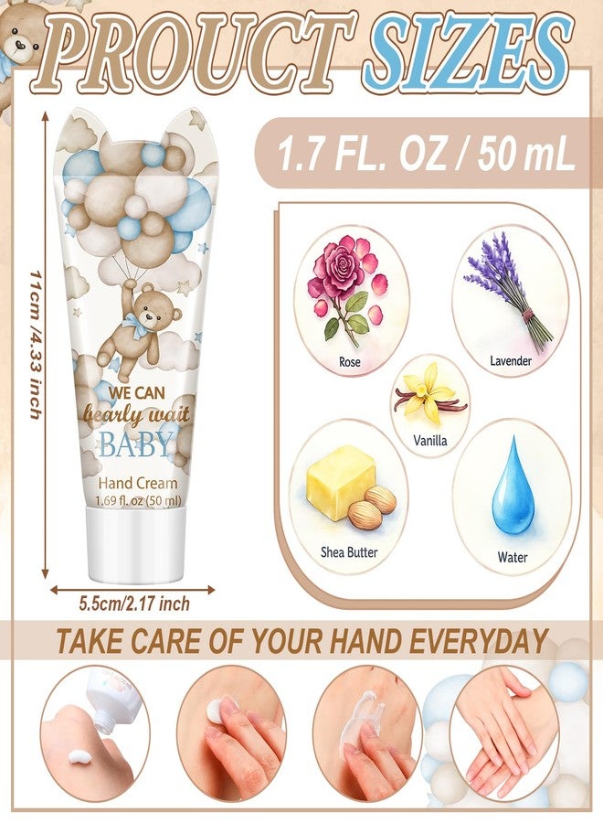 Sacubee 25 Pack We Can Bearly Wait Baby Shower Hand Cream Bulk Bear Baby Shower Favors for Guests Travel Size Hand Lotion for Gender Reveal Favors Souvenirs Bag Stuffer Appreciation Thank You Gift, 1.7 Fl. oz - Image 2