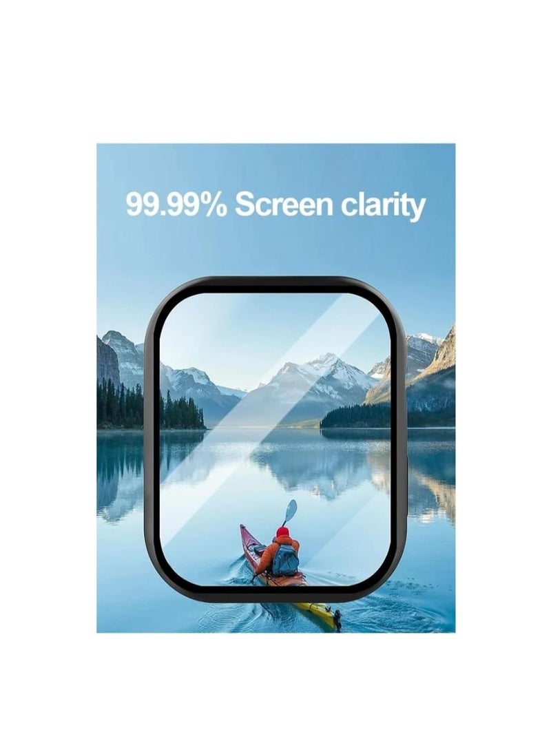 Watch Series 10 42mm Case with Tempered Film Screen Protector – Full Protective Hard PC Bumper with Touch-Sensitive HD Cover (Blue)  - Image 2