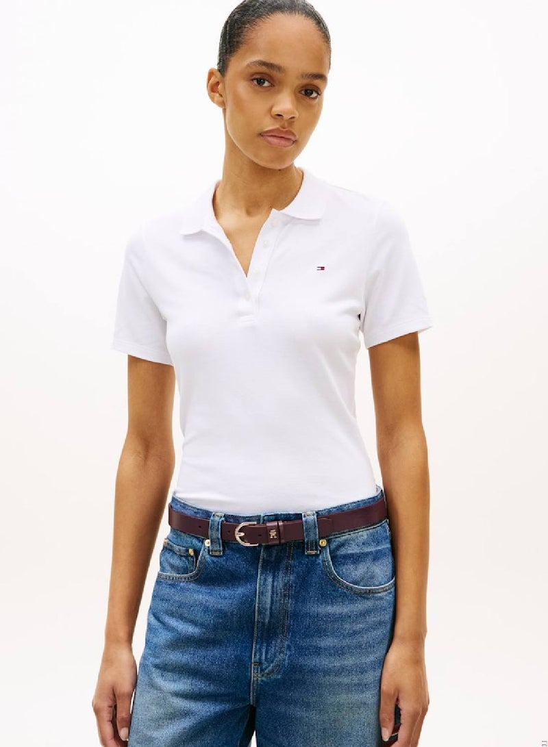 TOMMY HILFIGER Heritage Slim Fit Polo Shirt - Image 1