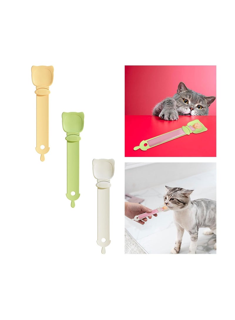 ملعقة طعام للقطط، ملعقة للقطط، ملعقة للوجبات الخفيفة، ملعقة للتغذية، مستلزمات الحيوانات الأليفة - Image 2