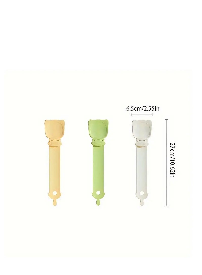 ملعقة طعام للقطط، ملعقة للقطط، ملعقة للوجبات الخفيفة، ملعقة للتغذية، مستلزمات الحيوانات الأليفة - Image 4