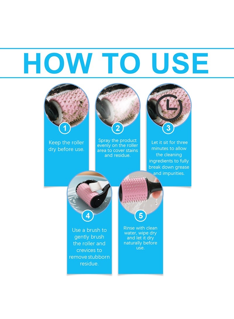 JUE FISH Microneedling Roller Cleaner & Sanitiser Spray, Alcohol Spray for Derma Roller, Disinfectant Spray for Derma Roller, Sterilising Spray for Microneedles, Beard Rollers, Face Toning Devices 100ml - Image 3