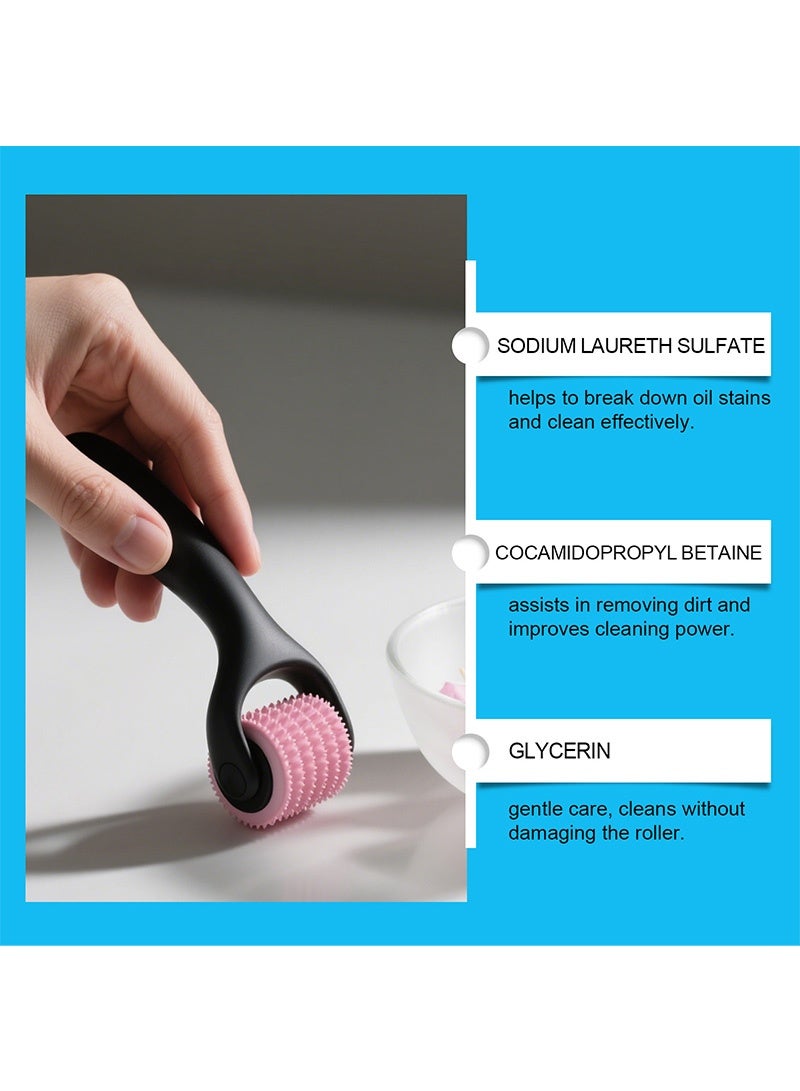 JUE FISH Microneedling Roller Cleaner & Sanitiser Spray, Alcohol Spray for Derma Roller, Disinfectant Spray for Derma Roller, Sterilising Spray for Microneedles, Beard Rollers, Face Toning Devices 100ml - Image 5