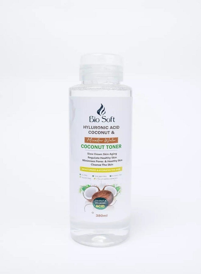 Bio Soft Hyluronic Acid & Coconut Micellar Water 380 ML