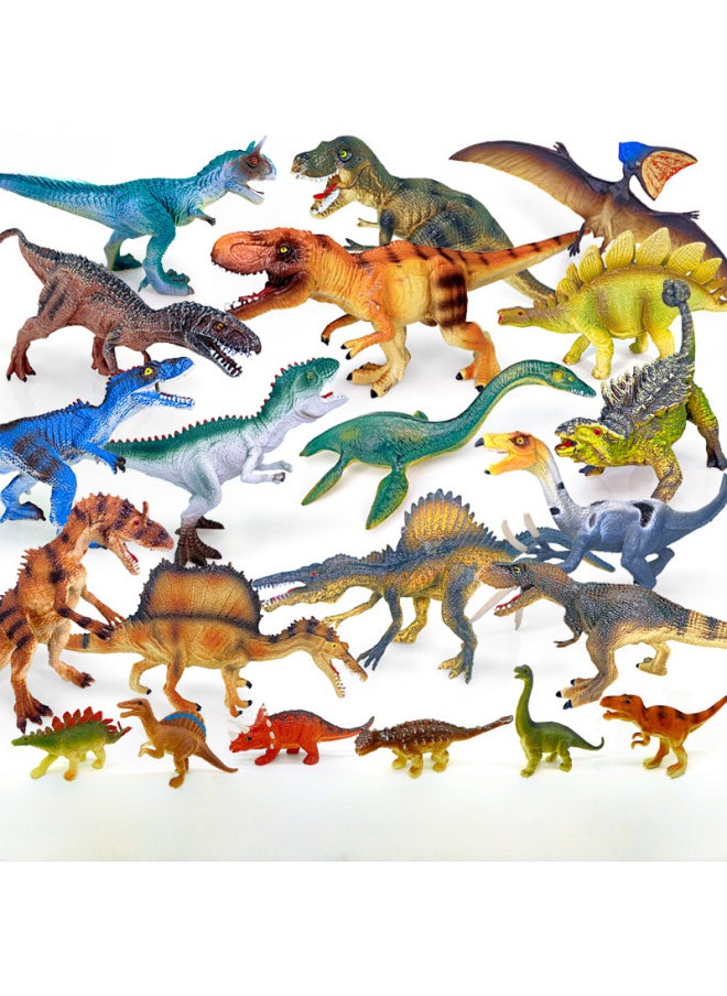 Generic - 2-13 Inch Hollow Plastic Big Animal Solid Simulation Dinosaur Model Decoration Toy-Color:A Series 4 Solid Medium And Large Dinosaur PP C Material ] - Image 1