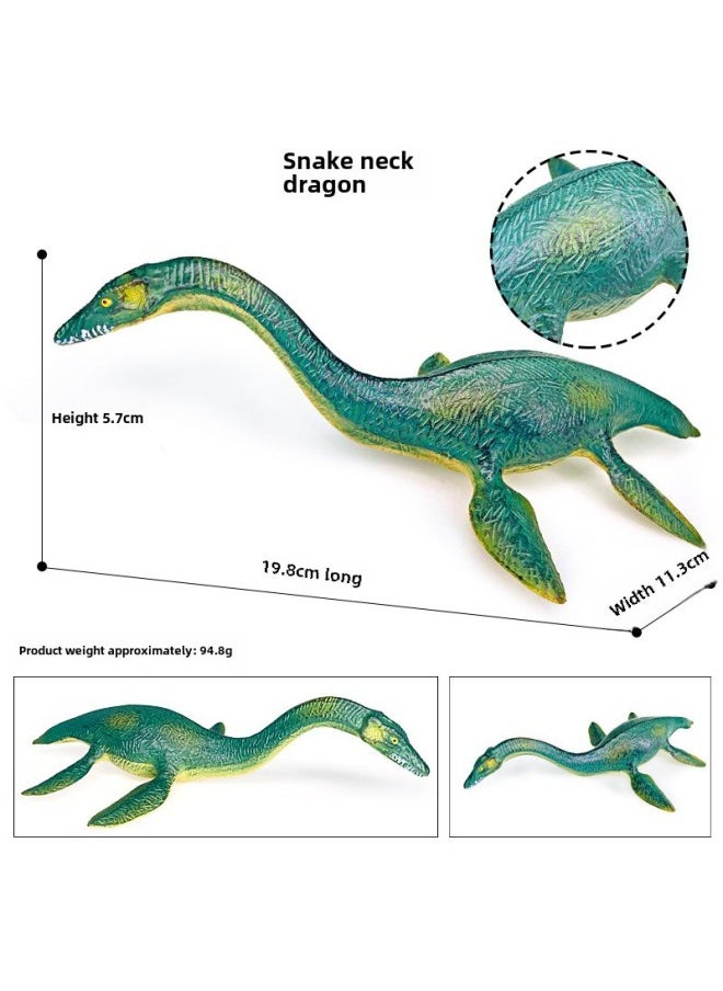 Generic - 2-13 Inch Hollow Plastic Big Animal Solid Simulation Dinosaur Model Decoration Toy-Color:A Series 4 Solid Medium And Large Dinosaur PP C Material ] - Image 1