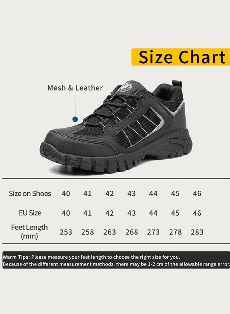 JIANKUN Steel Toe Shoes for Men Lightweight Safety Shoes Comfortable Puncture Proof Slip On Indestructible Work Shoes and Fashion Sneakers. - Image 3