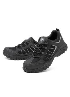 JIANKUN Steel Toe Shoes for Men Lightweight Safety Shoes Comfortable Puncture Proof Slip On Indestructible Work Shoes and Fashion Sneakers.  - Image 1
