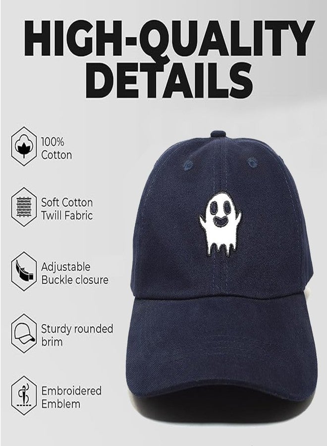 Coreteq Unisex Dad Hat Brushed Cotton Baseball Cap Adjustable Strap with Buckle (Pack of 1) (Navy, Free Size) - Image 5